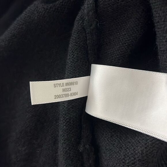 NWT Madewell V-Neck Relaxed Cardigan in True Black Size XS - Picture 8 of 13